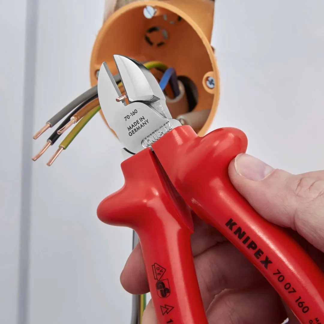 Knipex 70 07 160 Zijsnijtang 160mm - VDE S - Zwart