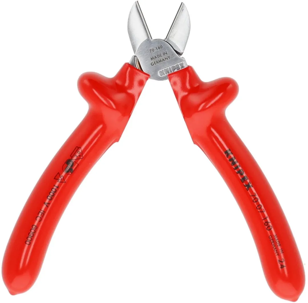 Knipex 70 07 160 Zijsnijtang 160mm - VDE S - Zwart - afbeelding 6 van 6