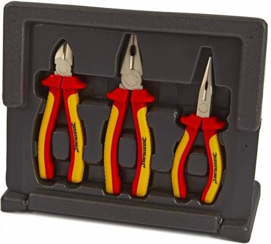 Silverline Tangen Set 3-delig - VDE Oranje/Zwart