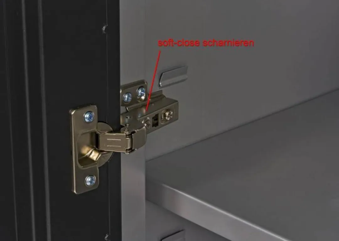 HBM DeLUXE PROFI Gereedschapskast - Rood/Zilver/Zwart