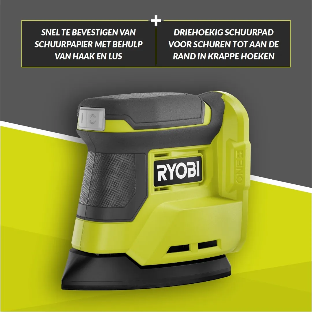 Ryobi One+ RPS18-0 Palmschuurmachine - 100x140mm