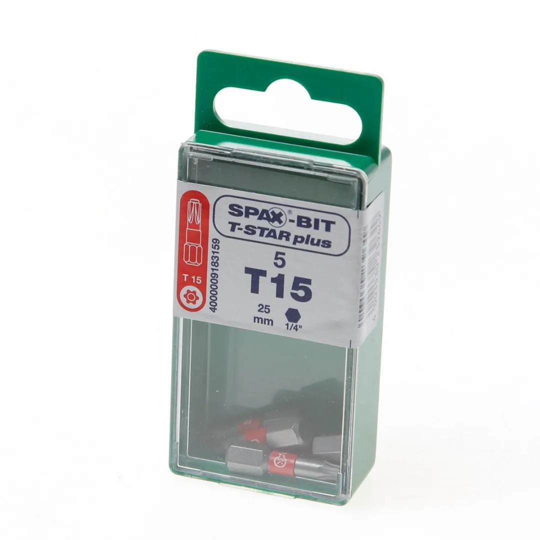 Spax T-Star Schroefbits T15 RVS - 5 Stuks - afbeelding 6 van 6