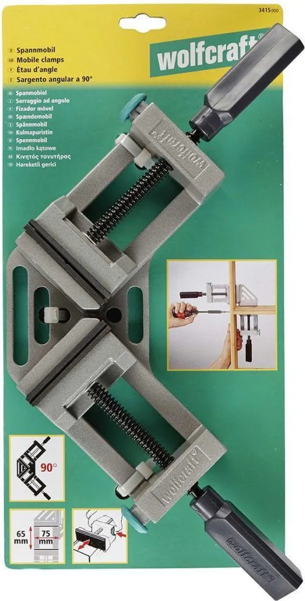 Wolfcraft Hoekklem Bankschroef Hoek 3415000 - Multi