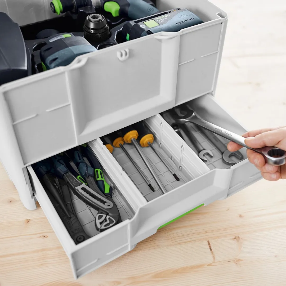 Festool Systainer³ SYS3-COMBI M 337 - 577767 - Wit