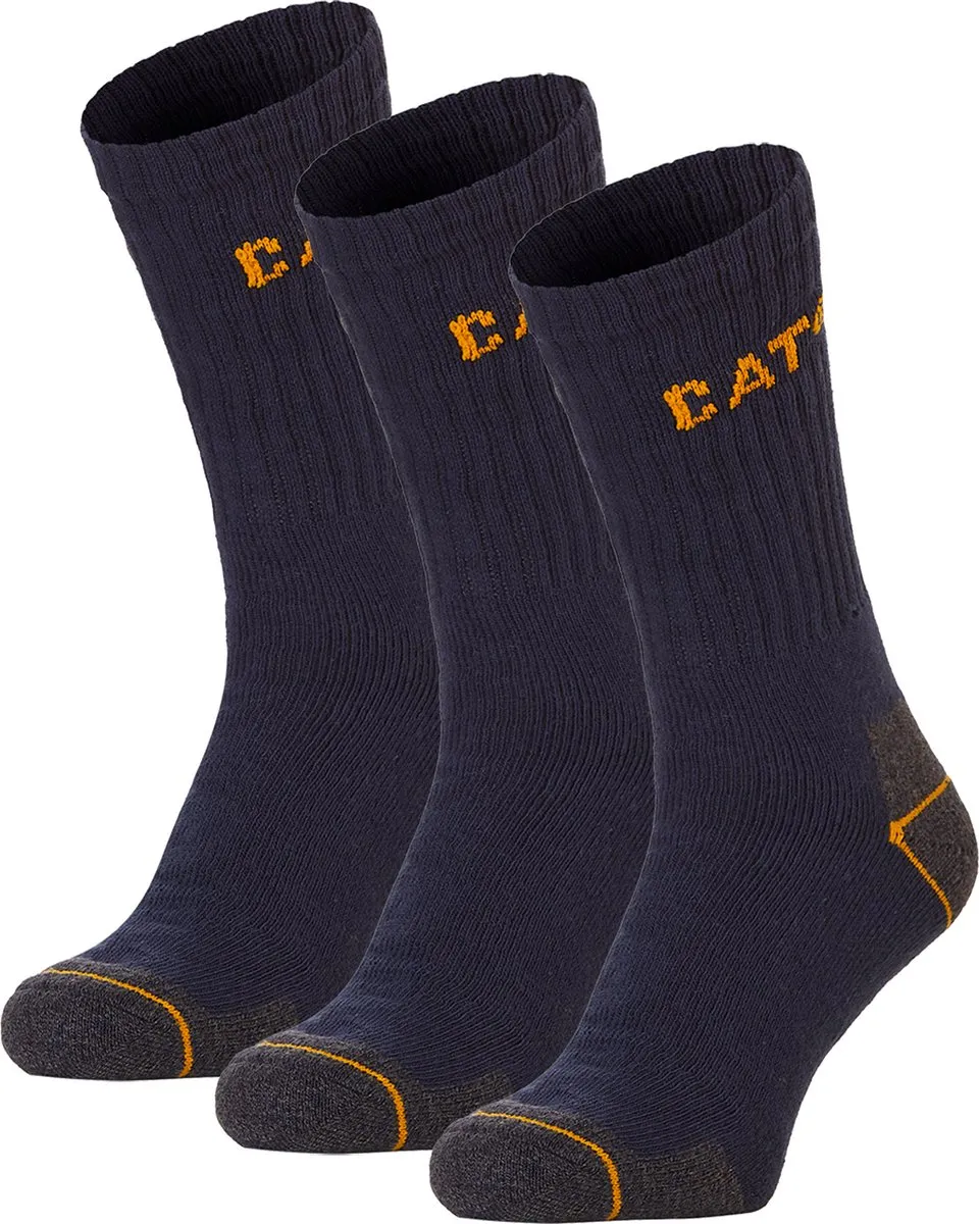 Caterpillar Werksokken Navy Blauw - 15 Paar