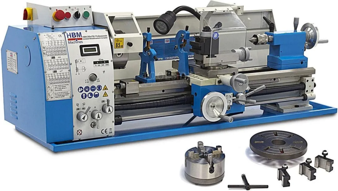 HBM Machines 290 x 750 Metaaldraaibank - Digitaal 2-assig SINO