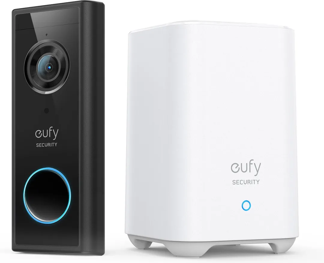 Eufy Video Doorbell 2K + HomeBase 2 - 4 Ontvangers