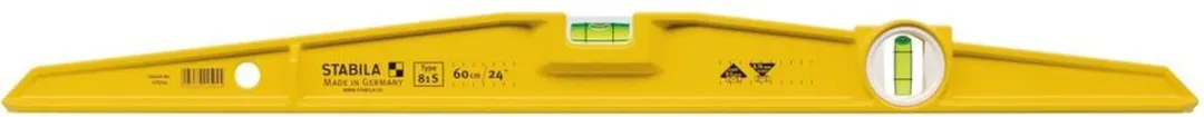 Stabila Waterpas 81S-80 80cm - Geel