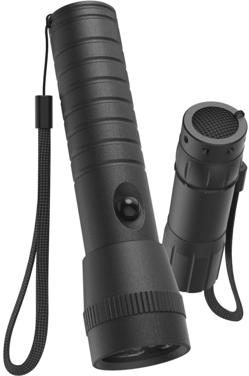 Hama FL-DUO LED-Zaklamp 2er-Set - Zwart - 6x AAA