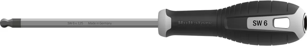 Hultafors Binnenzeskant Kogelkop Schroevendraaier 6,0x125mm