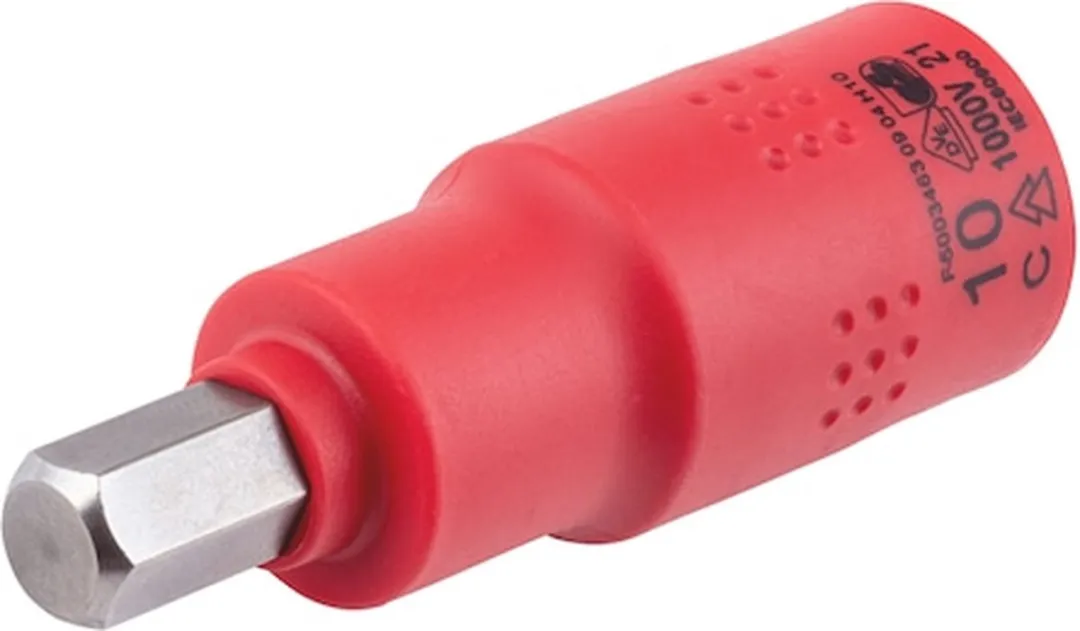Würth VDE Dopsleutel 1/2" 10mm - Rood