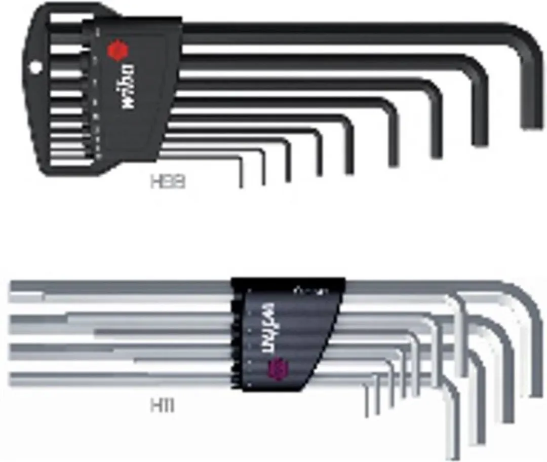Wiha Stiftsleutelset 12-delig 36451 - Zeskant 1,5-10mm
