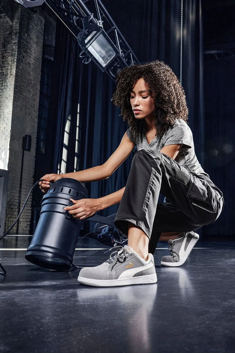 PUMA Icon Suede Laag S1P 640030 - Grijs - 47