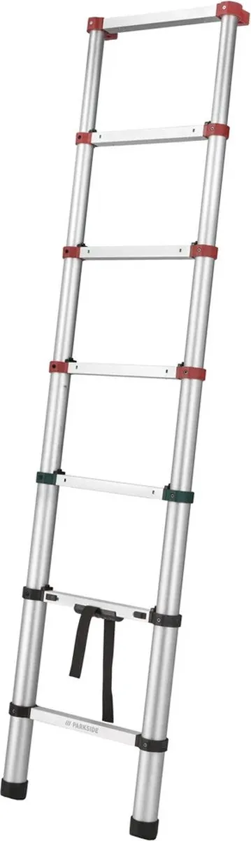 Parkside Telescopische Aluminium Ladder 200cm - 7 Treden - Soft-close