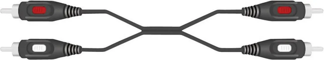 SpeaKa Professional SP-7869768 Cinch Audio Kabel 2.5m - Zwart