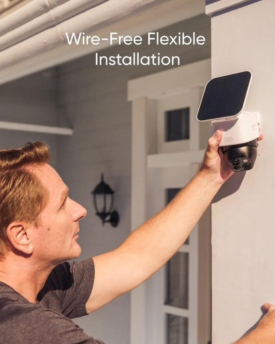 Eufy S340 SoloCam 2-pack + Homebase 3 + E340 Deurbel - Wit