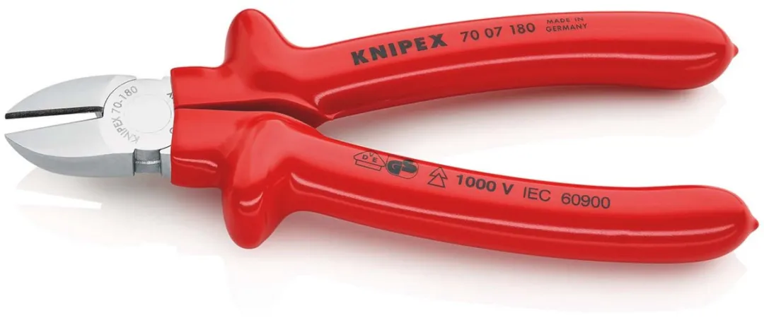 Knipex 7007180 Zijsnijtang 180mm - Rood