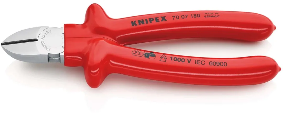 Knipex 7007180 Zijsnijtang 180mm - Rood