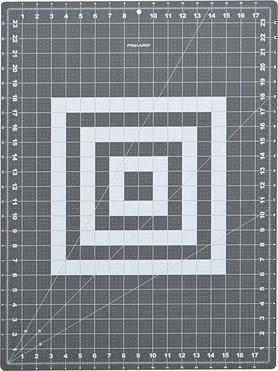 Fiskars Snijmat A2 45x60cm - Donkergrijs