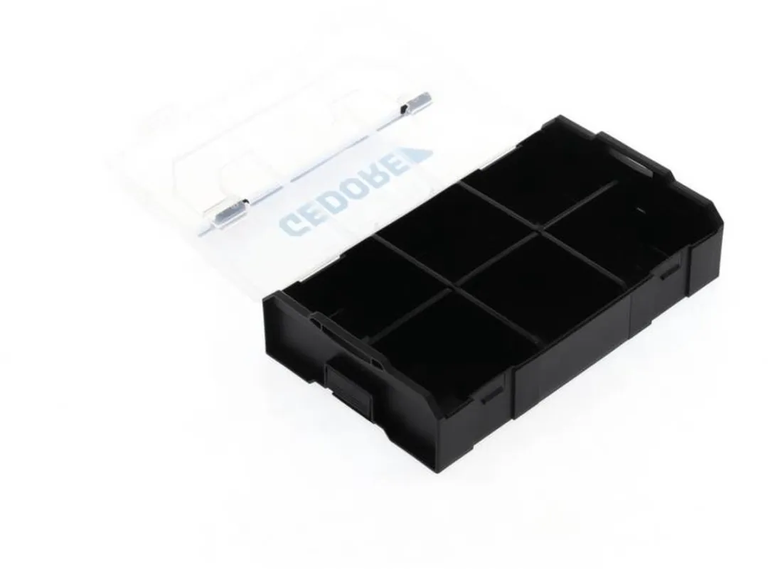 Gedore 2950529 Gereedschapskist - Kunststof Zwart/Transparant