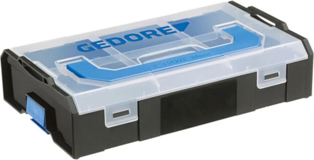 Gedore 2950529 Gereedschapskist - Kunststof Zwart/Transparant