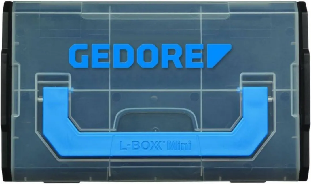 Gedore 2950529 Gereedschapskist - Kunststof Zwart/Transparant