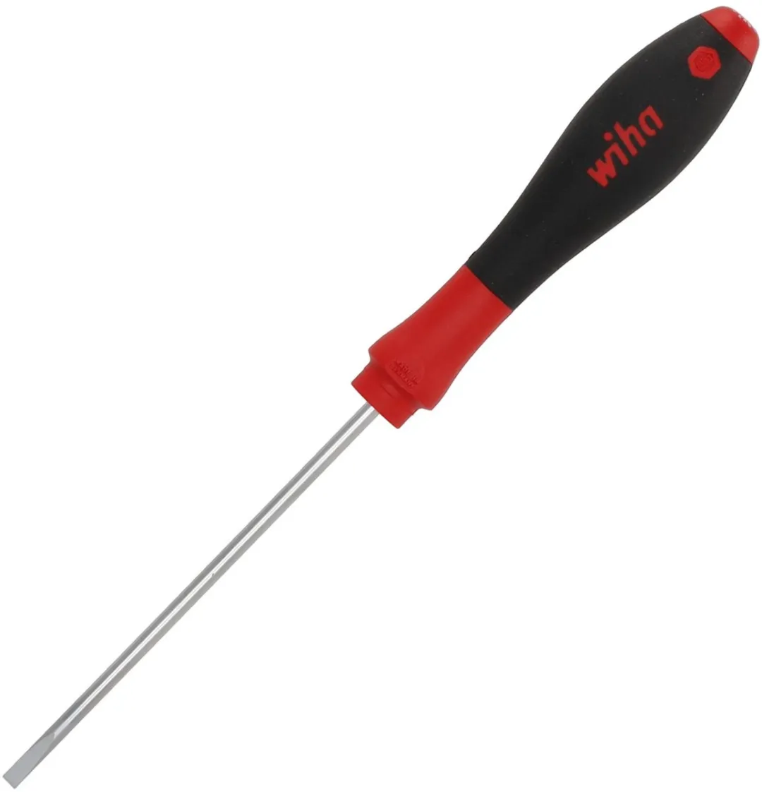 Wiha 302035 Schroevendraaier Gleuf 3.5x100mm - Rood/Zwart/Zilver - afbeelding 6 van 6
