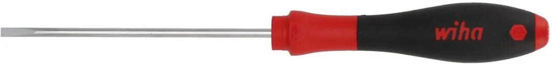 Wiha 302035 Schroevendraaier Gleuf 3.5x100mm - Rood/Zwart/Zilver