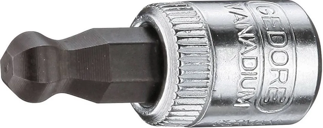 Gedore Schroevendraaier-inzetstuk Kogelkop T6 6,3mm - 6x28mm - afbeelding 6 van 6