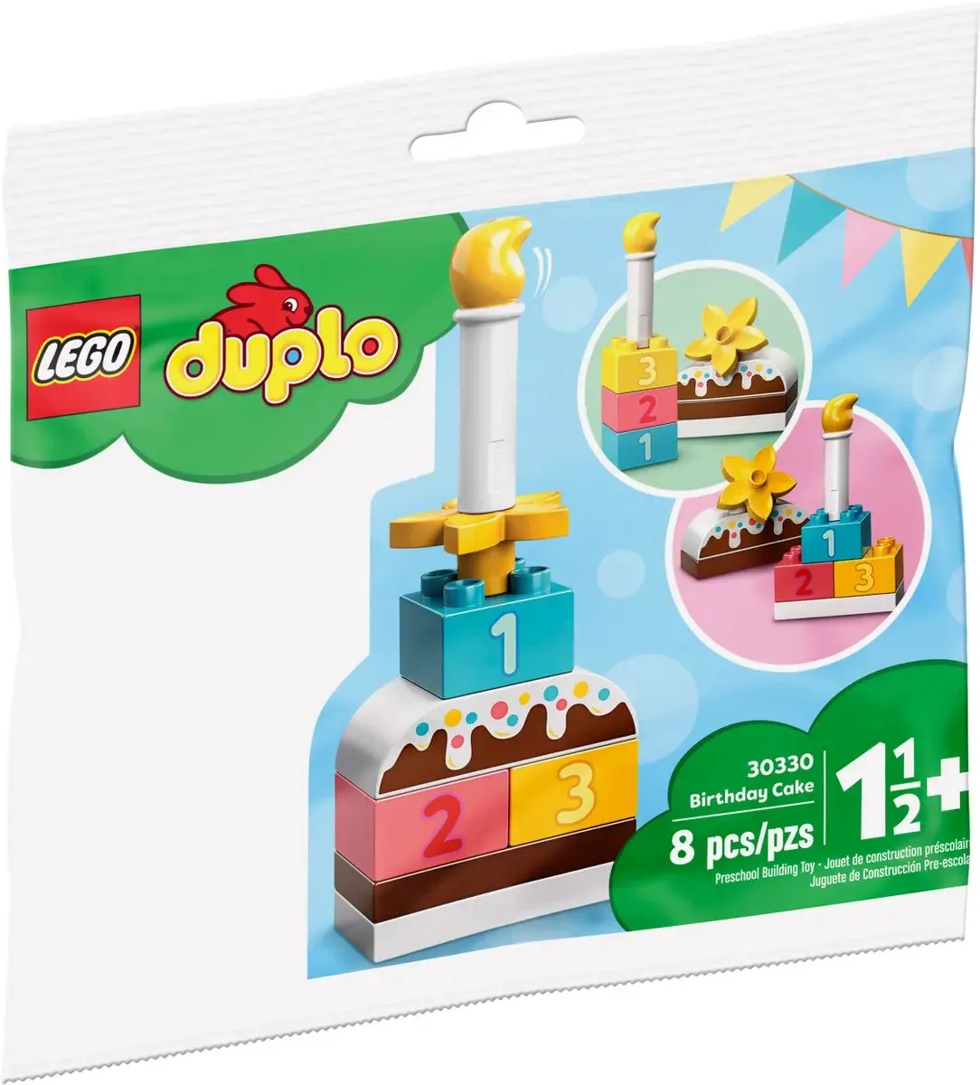 LEGO Duplo Verjaardagstaart 30330 - 8 Stukken - Multi