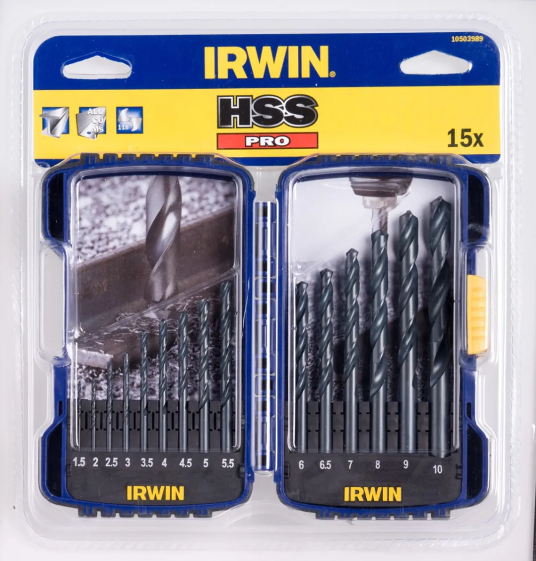 Irwin HSS Pro Metaalborenset 5-delig