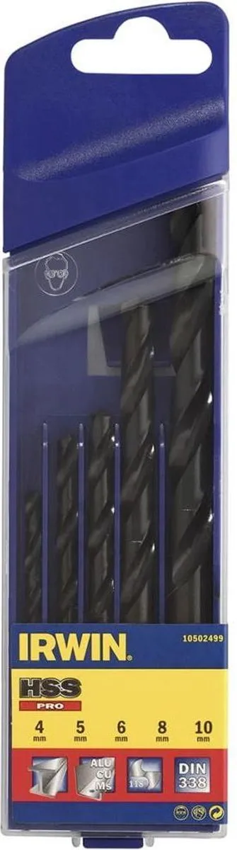Irwin HSS Pro Metaalborenset 5-delig