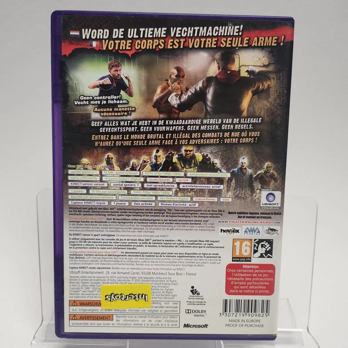 Ubisoft Fighters Uncaged Xbox 360 Kinect - afbeelding 2 van 6