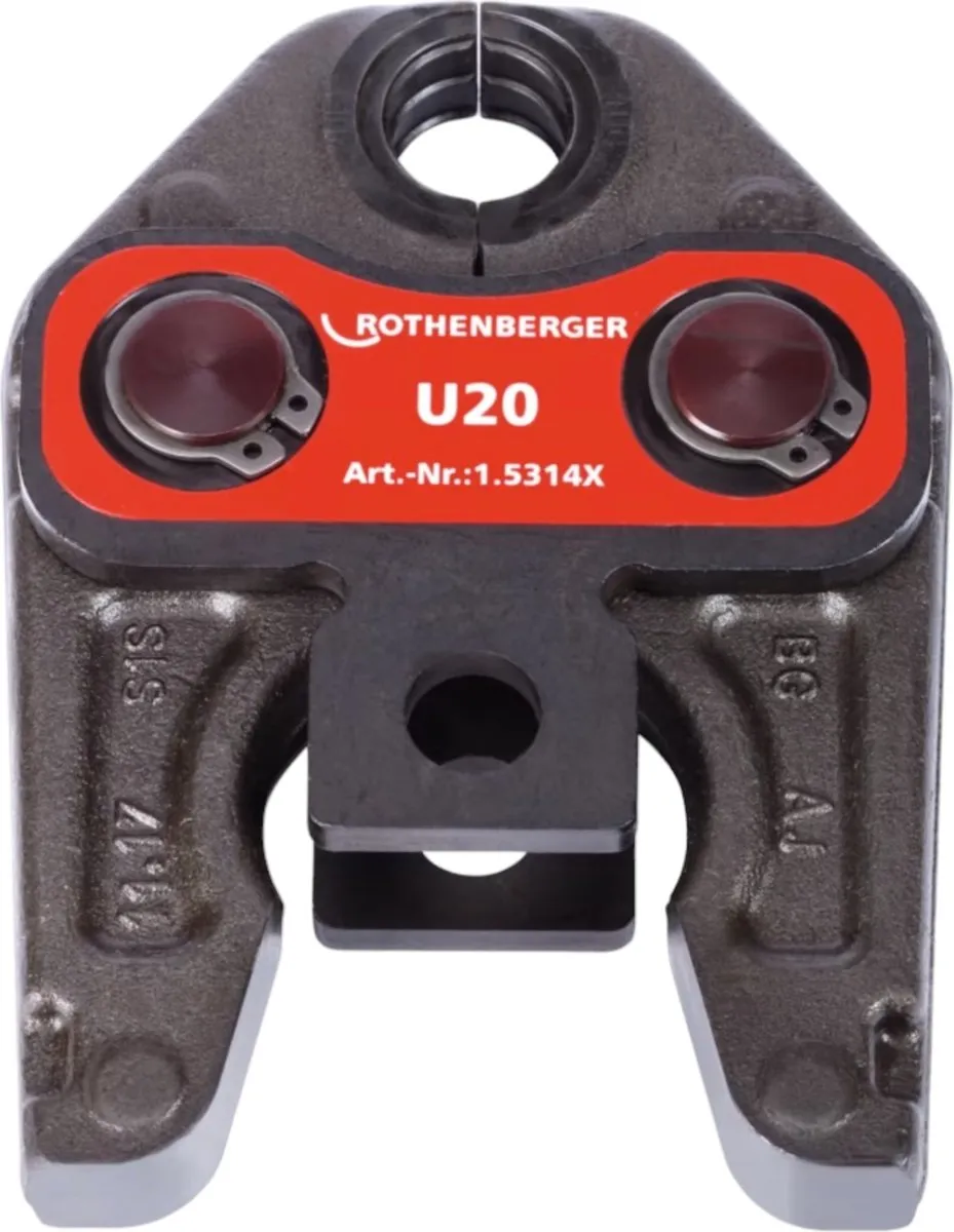Rothenberger U20 Persbek 20mm - Grijs/Rood