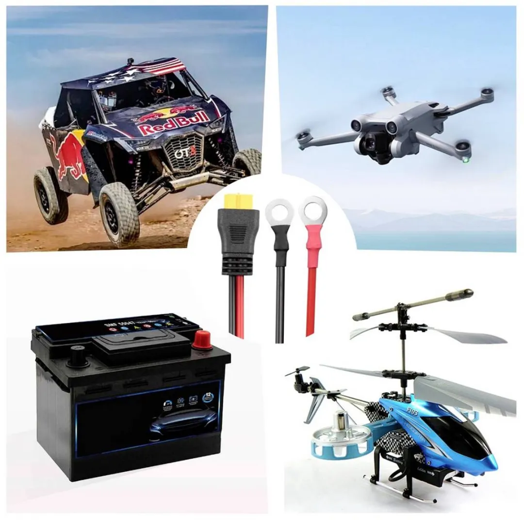Tru Components Ringkabelschoen TC-13619320 - XT60 - Zwart/Rood
