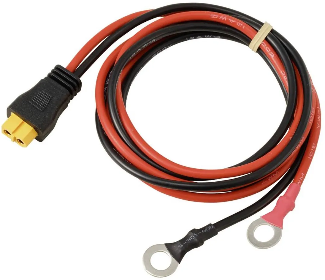 Tru Components Ringkabelschoen TC-13619320 - XT60 - Zwart/Rood