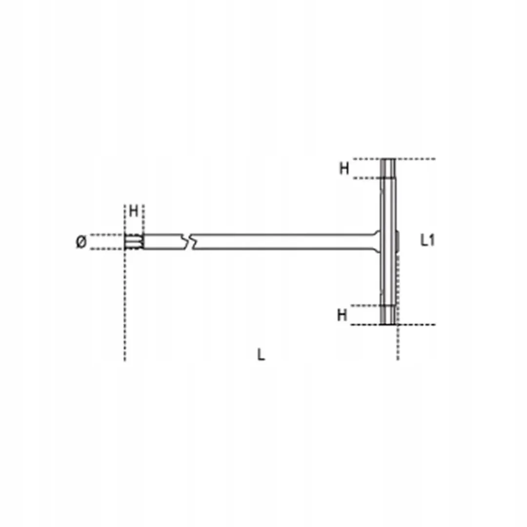 Beta Torx T-sleutel 951TX/27 - 27