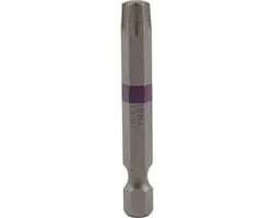 Dynaplus Torx 40 Schroefbit 50mm - Paars - 5 Stuks
