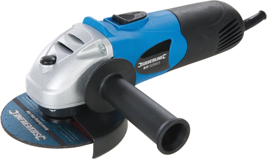 Silverline 650W Haakse Slijpmachine 115mm