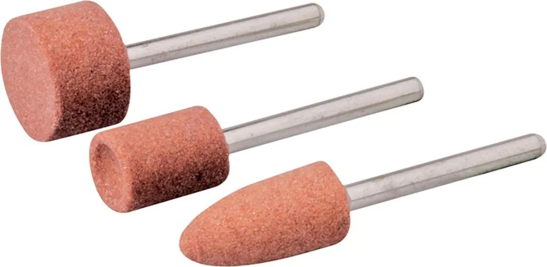 Silverline Slijpstenen Set 3-delig Ø9/10/15mm