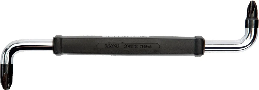 Bahco 2047PR Haakse Schroevendraaier PH1+PH2 - 100mm