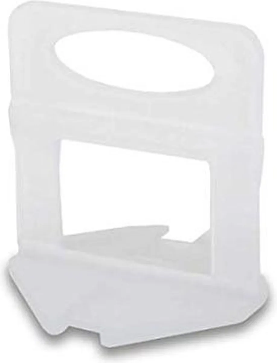 Rubi Delta Level System 02842 Tegelclips - 400 Stuks - Wit