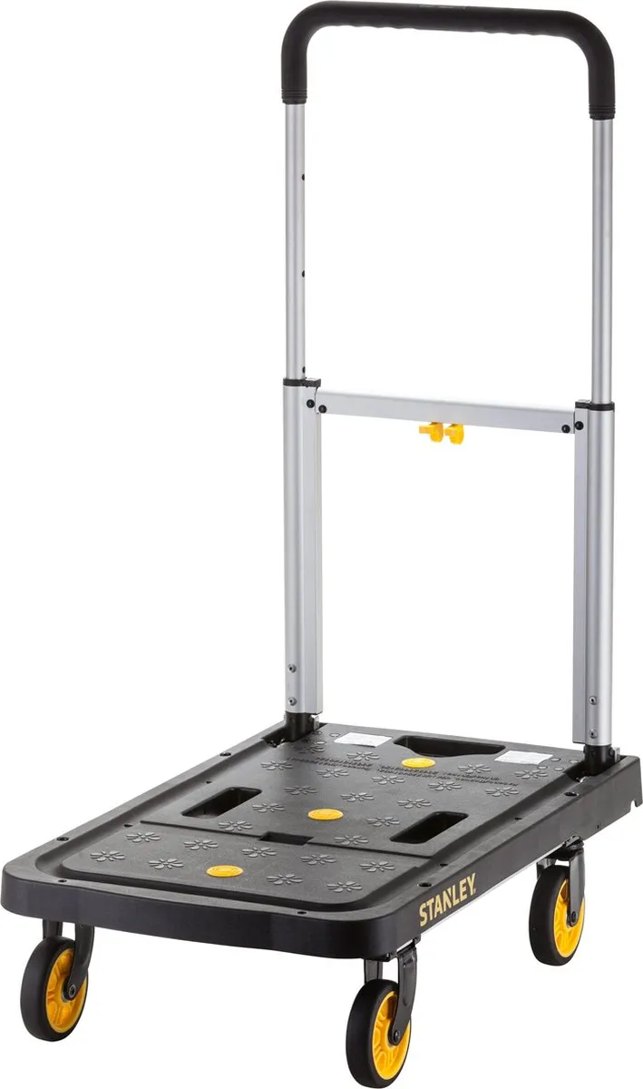 Stanley Opvouwbare Platformwagen - 120kg - Zwart/Geel