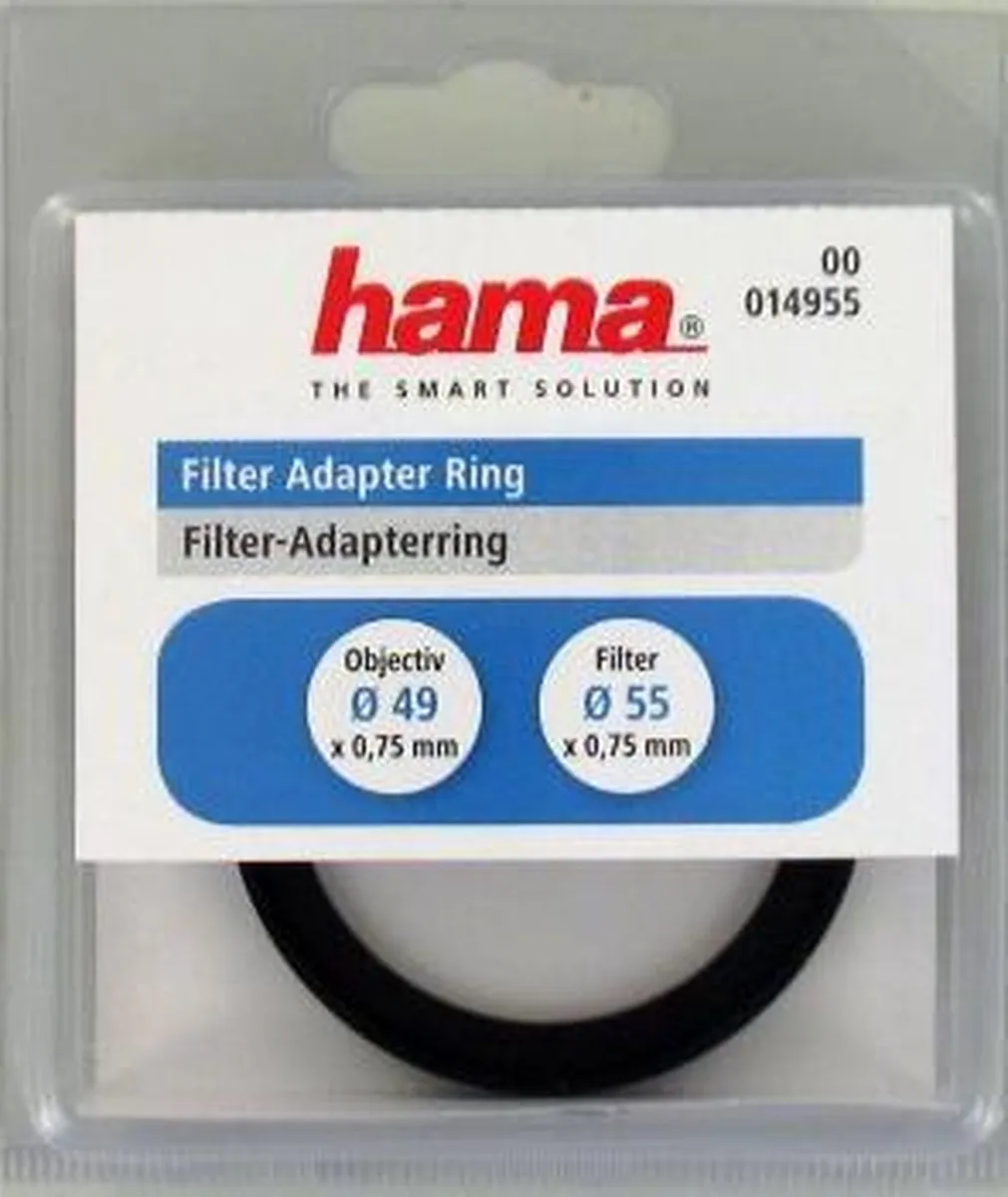 Hama Adapterring 49/55 Kunststof
