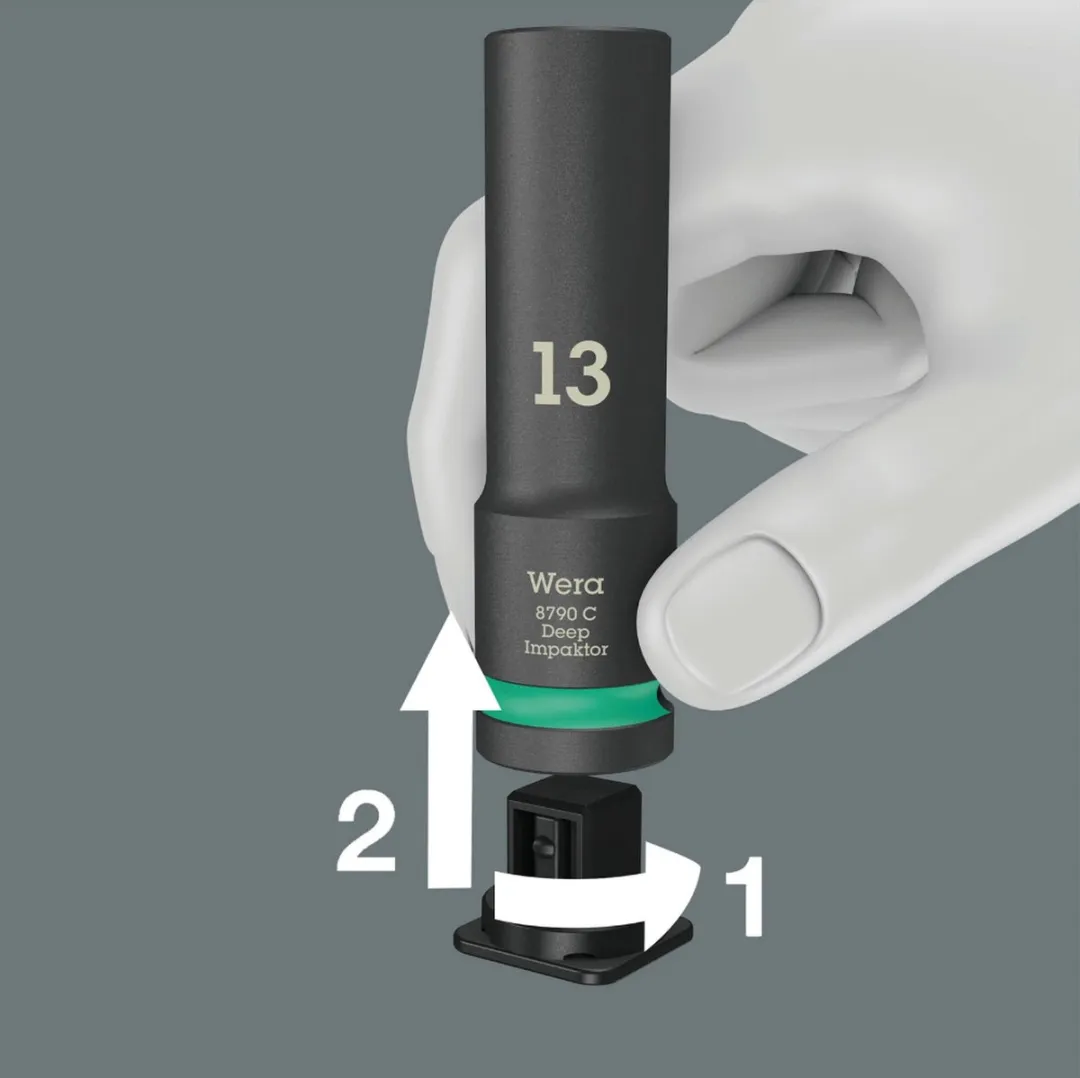 Wera Impaktor Deep Set 05004841001 Dopsleutelinzetset 1/2 - 11-delig