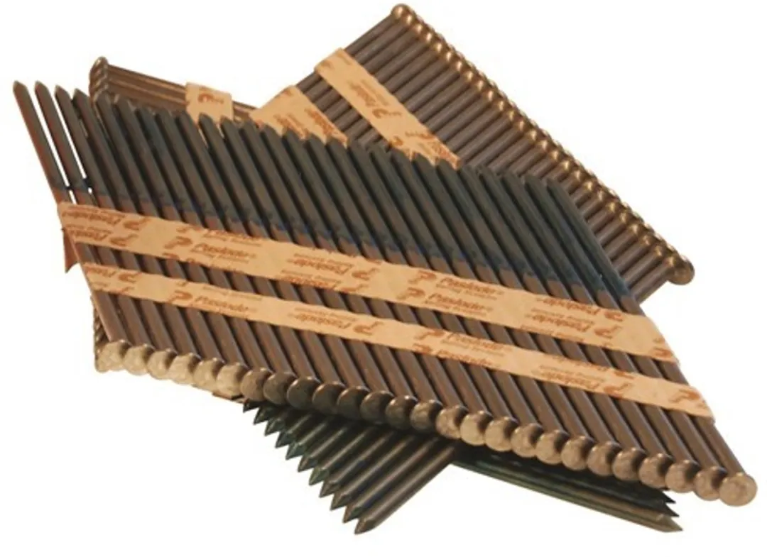 Paslode 34° Papier Gebonden Stripnagels IM90 | Blank | Ring | 3.1x80mm | +2x Gas VE=2500 - 142033