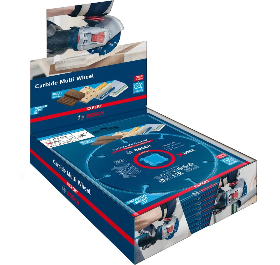 Bosch Professional EXPERT Carbide Multiwheel 125mm - 10 Stuks