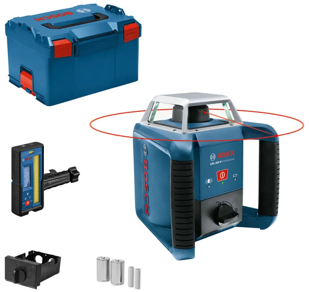 Bosch Professional GRL 400 H Rotatielaser + LR 45 Ontvanger