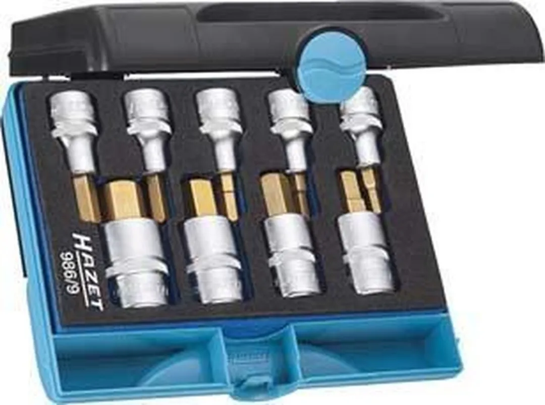 Hazet 986/9 Schroevendraaier-inzetset 9-delig 5-19mm