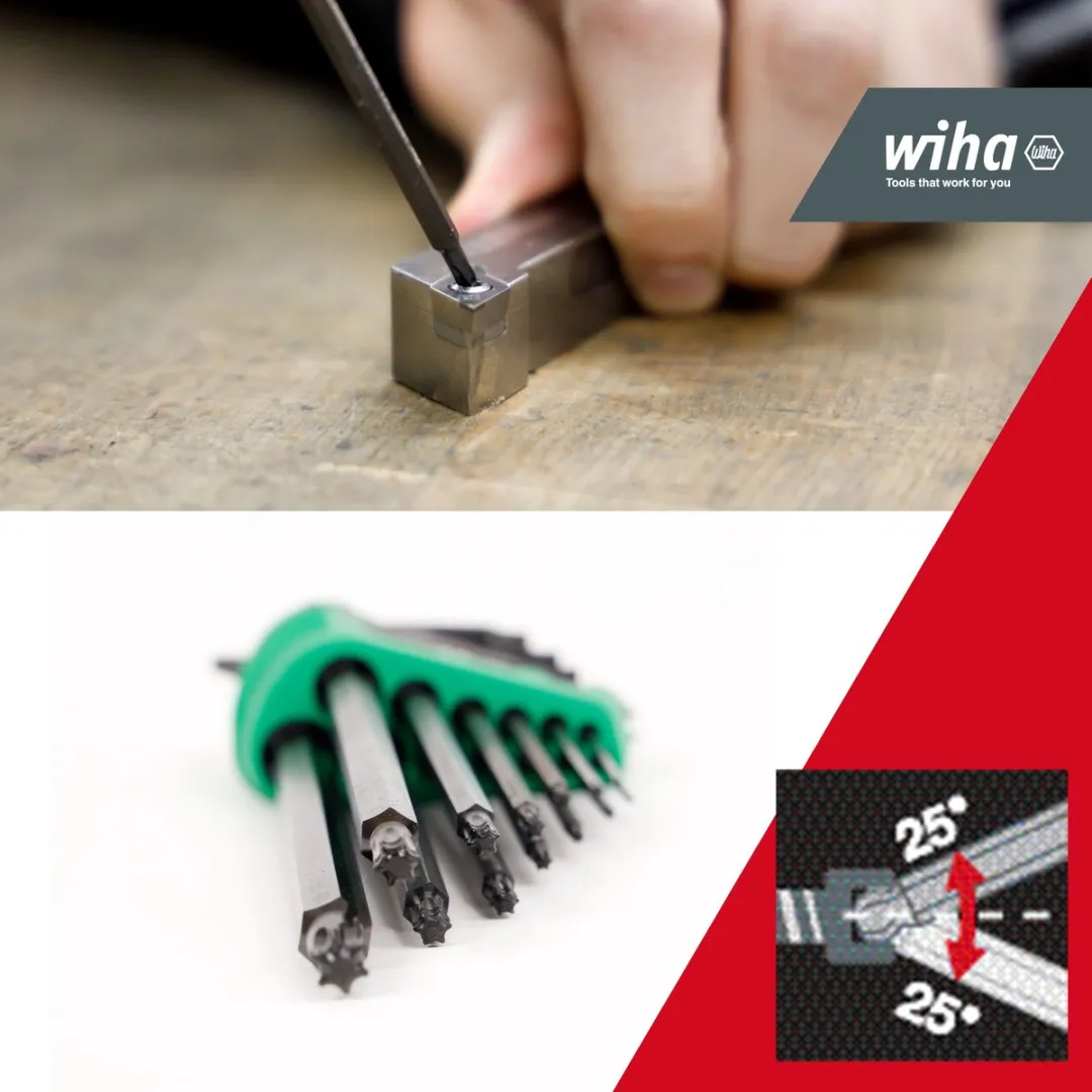 Wiha Stiftsleutelset TORX® ErgoStar 14-delig - chemisch gezwart